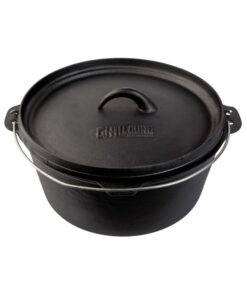 Grill Guru Cast Iron Dutch Oven Large