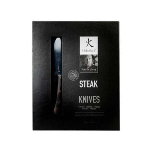 EldurApi Steakmessen 6 stuks | BBQdirect