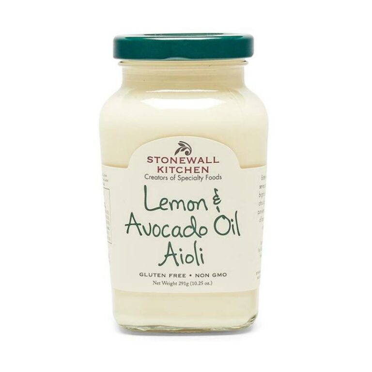 Stonewall Kitchen Lemon Avocado Oil Aioli | BBQdirect